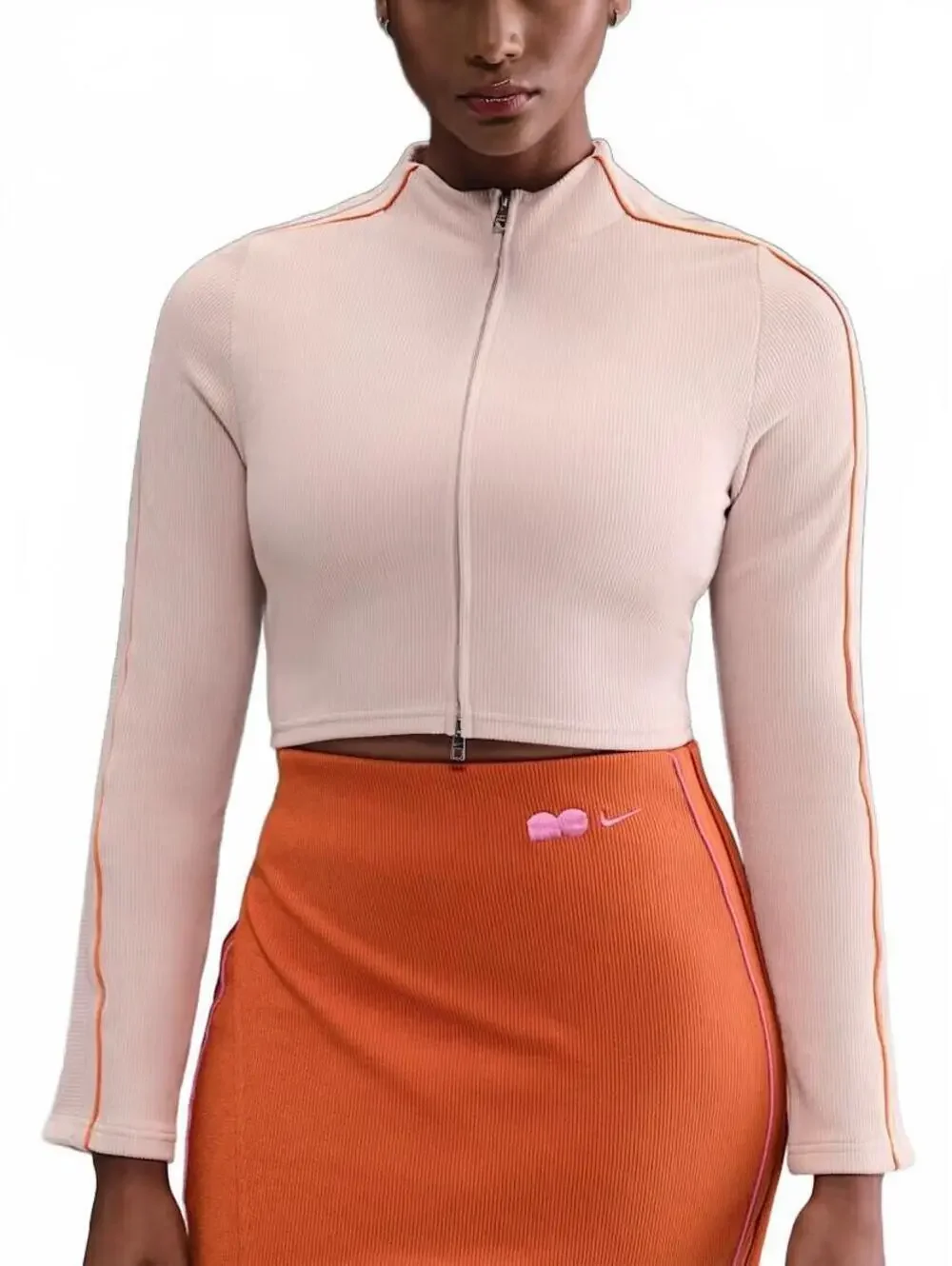 Nike Naomi Osaka Long-Sleeve Full-Zip Top NWT Campfire Orange/Pinksicle XL